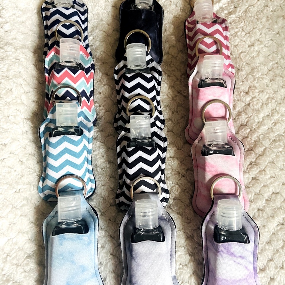 🍎Hand sanitizer keychain